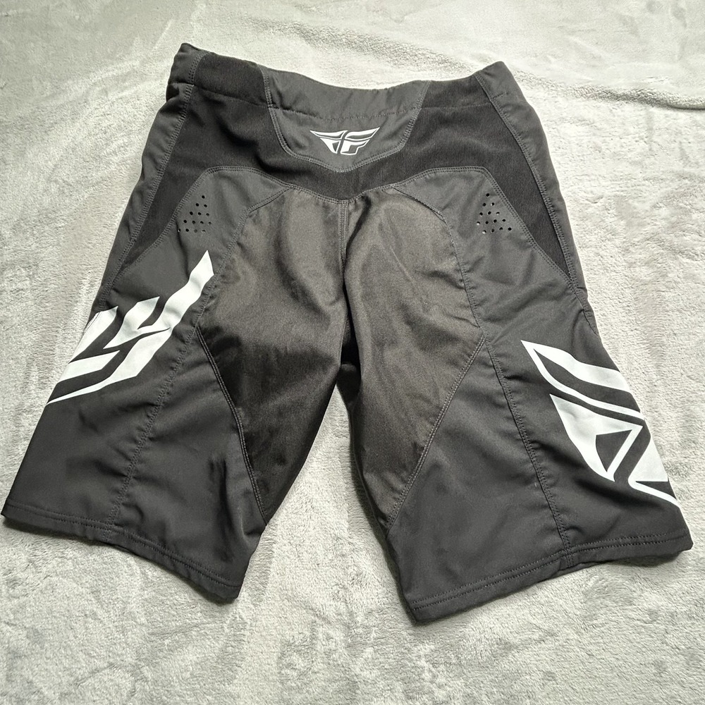 Fly Racing Radium Shorts 34 Black White - Picture 12 of 16